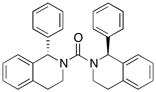 Bis[(1S)-3,4-dihydro-1-phenyl-2(1H)-isoquinolinyl]-methanone - Chemical structure and product image