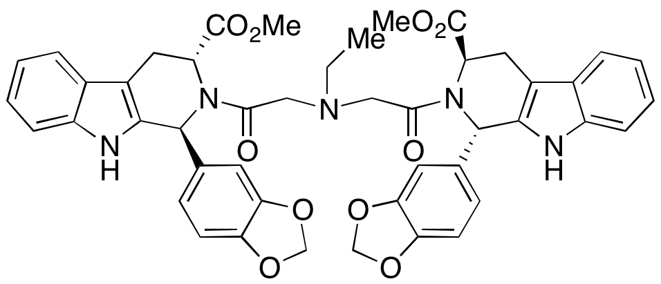 trans-Bisphrehomotadalafil - Chemical structure and product image