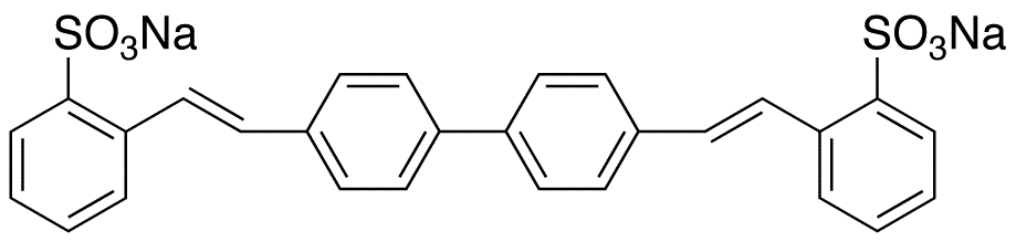 4,4-Bis(2-sulfostyryl)biphenyl Disodium - Chemical structure and product image