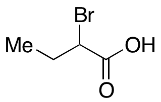 (Â±)-2-Bromobutyric Acid - Chemical structure and product image