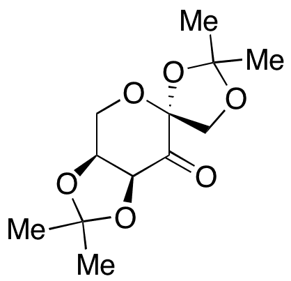 1,2:4,5-Bis-O-(1-methylethylidene)-beta-L-erythro-2,3-hexodiulo-2,6-pyranose - Chemical structure and product image