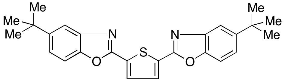 2,5-Bis(5-tert-butylbenzooxazol-2-yl)thiophene - Chemical structure and product image