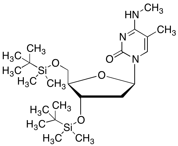 3,5-Bis-O-t-Butyldimethylsilyl N4,5-Dimethyldeoxycytidine - Chemical structure and product image