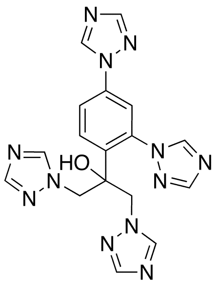 alpha-[2,4-Bis(1H-1,2,4-triazol-1-yl)phenyl]-alpha-(1H-1,2,4-triazol-1-ylmethyl)-1H-1,2,4-triazole-1-ethanol - Chemical structure and product image