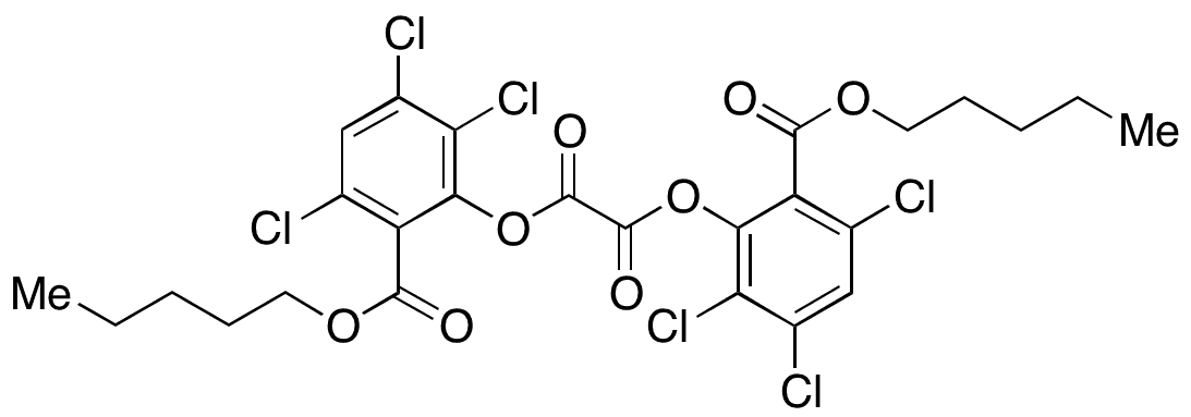 1,2-Bis[2,3,5-trichloro-6-[(pentyloxy)carbonyl]phenyl] Ester Ethanedioic Acid - Chemical structure and product image