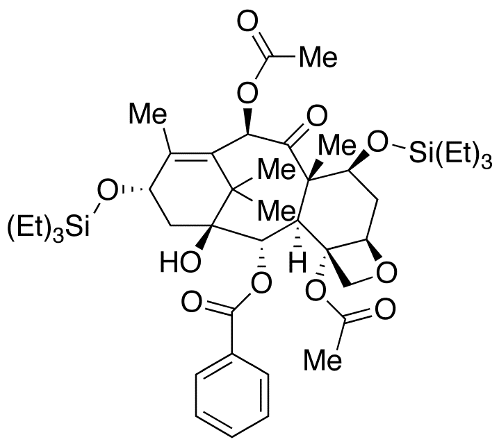 7,13-Bis-O-(triethylsilyl) Baccatin III - Chemical structure and product image