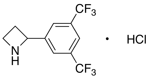 2-[3,5-Bis(trifluoromethyl)phenyl]azetidine Hydrochloride - Chemical structure and product image