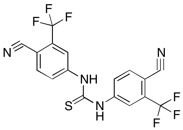 N,N-Bis[3-(trifluoromethyl-4-cyanophenyl)thiourea - Chemical structure and product image