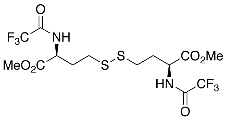 N,Nâ€™-Bis(trifluoroacetyl)-L-homocystine Dimethyl Ester - Chemical structure and product image