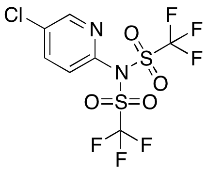 2-[N,N-Bis(trifluoromethylsulfonyl)amino]-5-chloropyridine - Chemical structure and product image