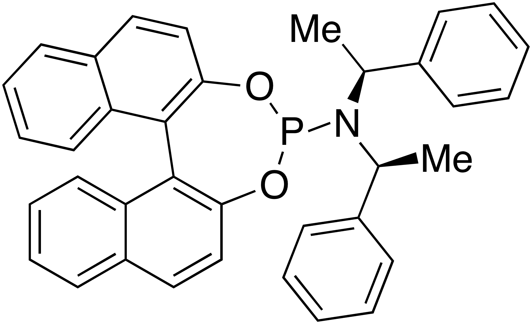N,N-Bis[(1S)-1-phenylethyl]dinaphtho[2,1-d:1,2-f][1,3,2]dioxaphosphepin-4-amine - Chemical structure and product image