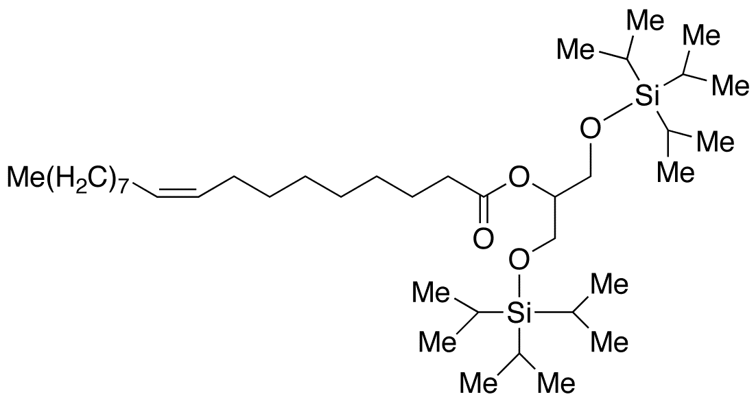 1,3-O-Bis(triisopropylsilyl) 2-Oleoyl Glycerol - Chemical structure and product image