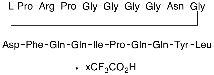 Bivalirudin 2-20 Fragment Trifluoroacetic Acid Salt - Chemical structure and product image