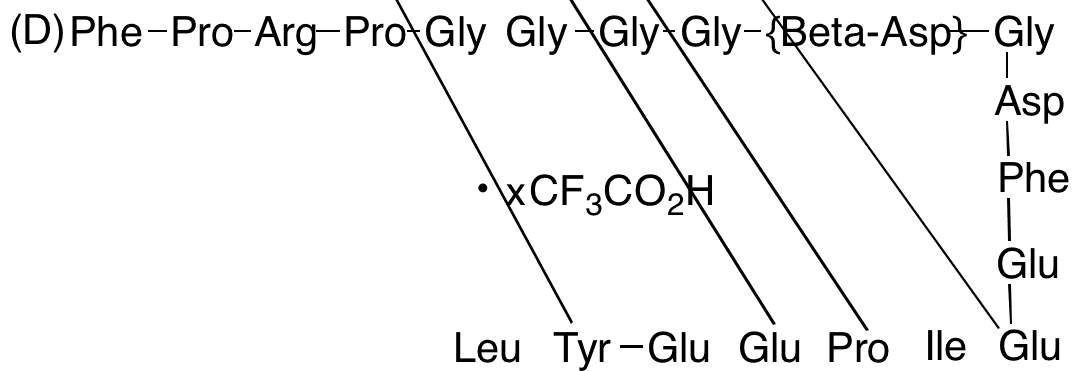 Bivalirudin beta-ASPA 9 Analog Trifluoroacetic Acid Salt (Impurity) - Chemical structure and product image
