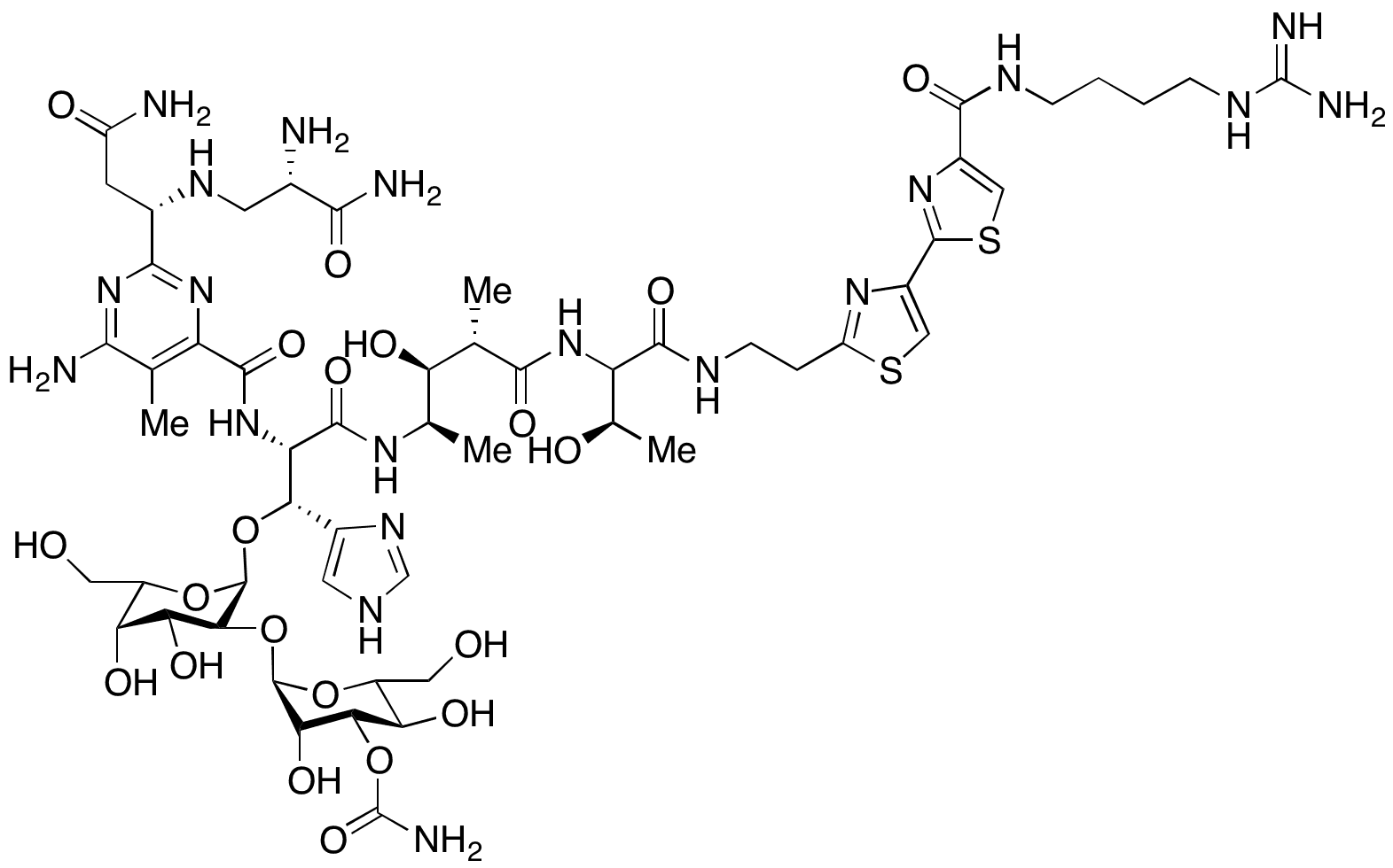 Bleomycin B2 - Chemical structure and product image