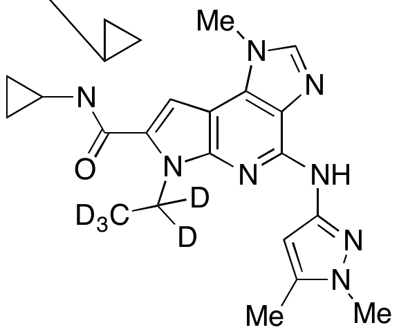 BMS 911543-d5 - Chemical structure and product image