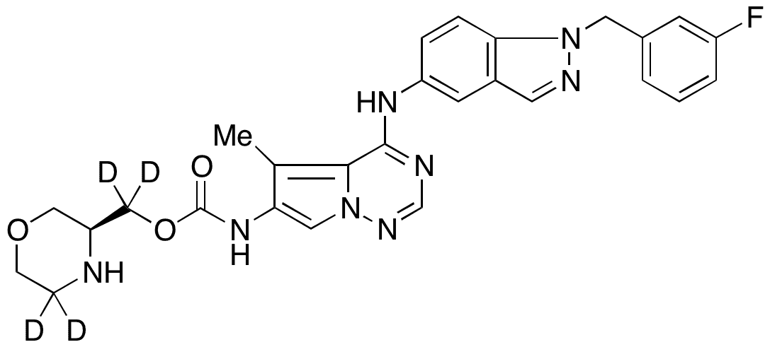 BMS 599626-d4 - Chemical structure and product image