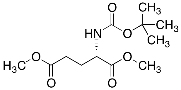 N-Boc-L-glutamic Acid 1,5-Dimethyl Ester - Chemical structure and product image