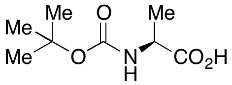 N-tert-Boc-L-alanine - Chemical structure and product image