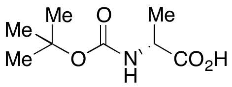 N-tert-Boc-D-alanine - Chemical structure and product image