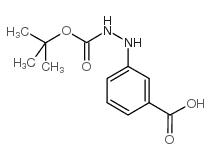 3-(2-N-Boc-hydrazino)benzoic acid - Chemical structure and product image