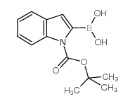 1-BOC-indole-2-boronic acid - Chemical structure and product image