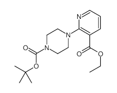 1-Boc-4-(3-ethoxycarbonyl-pyridin-2-yl)-piperazine - Chemical structure and product image