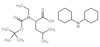 Boc-n-et-leu-oh dcha - Chemical structure and product image