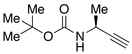 (S)-N-Boc-3-amino-1-butyne - Chemical structure and product image