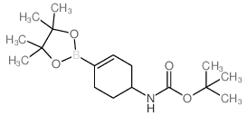 4-(N-BOC-Amino)cyclohex-1-enyl-1-boronic acid pinacol ester - Chemical structure and product image