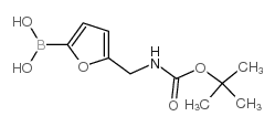 5-((BOC-Amino)methyl)furan-2-boronic acid - Chemical structure and product image