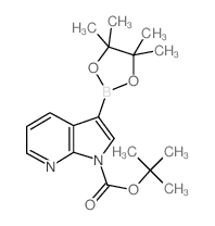 1-BOC-7-Azaindole-3-boronic acid, pinacol ester - Chemical structure and product image