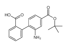2-(4-BOC-Aminophenyl)benzoic acid - Chemical structure and product image