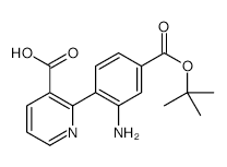 2-(4-BOC-Aminophenyl)nicotinic acid - Chemical structure and product image