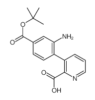 3-(4-BOC-Aminophenyl)picolinic acid - Chemical structure and product image