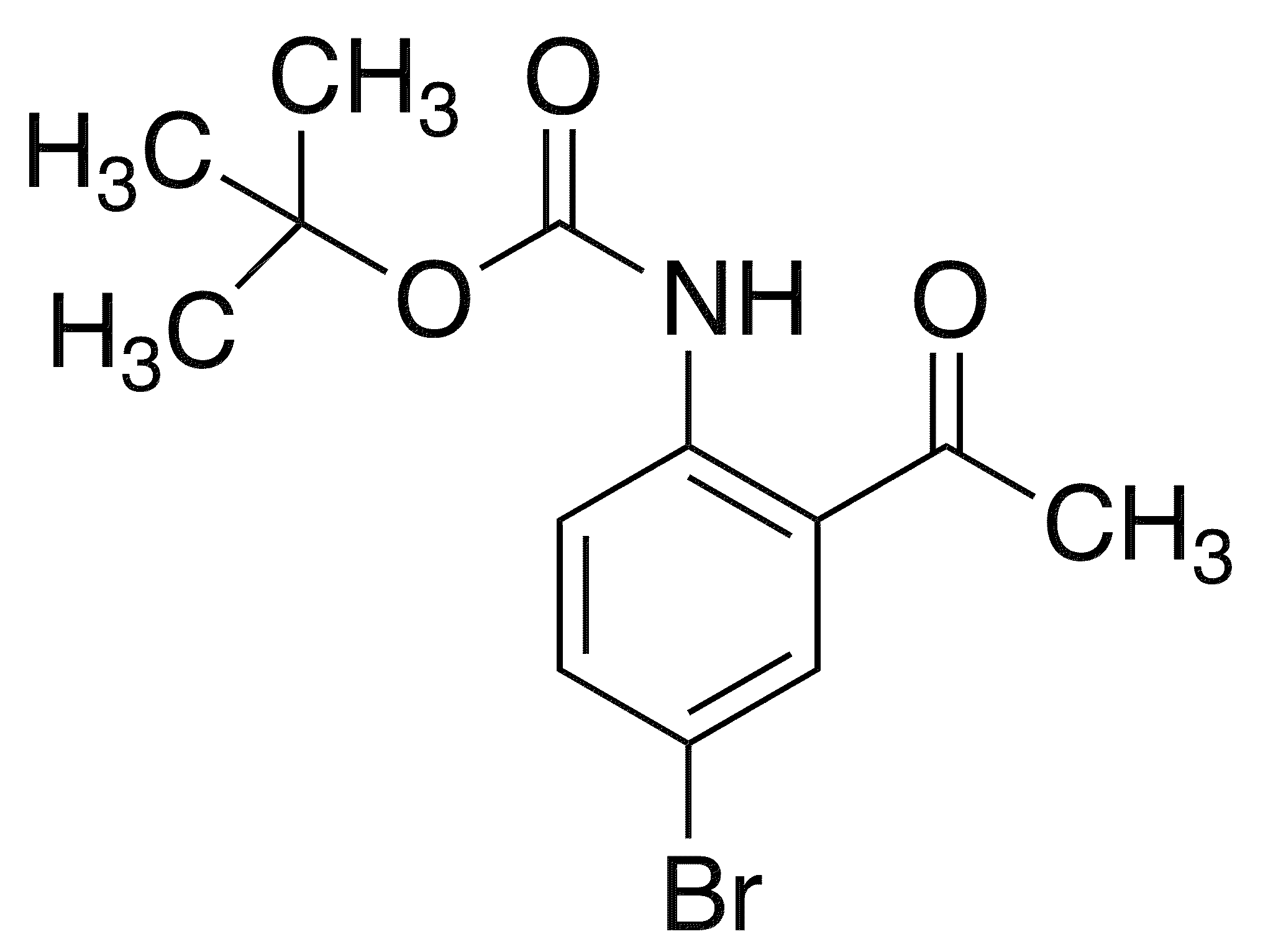 N-Boc 2-Acetyl-4-bromoaniline - Chemical structure and product image