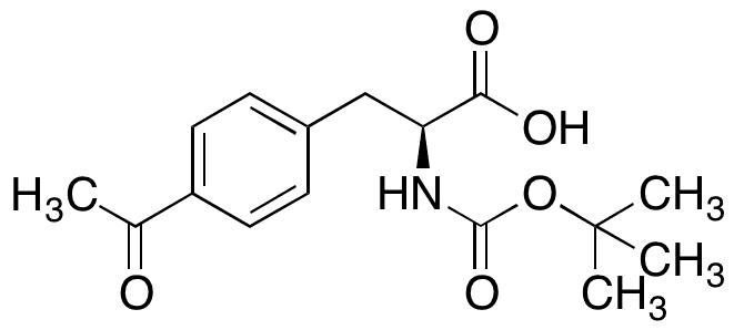 Boc-4-acetyl-L-phenylalanine - Chemical structure and product image