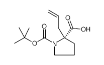 Boc-(R)-alpha-allylproline - Chemical structure and product image