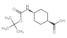 cis-4-(Boc-amino)cyclohexanecarboxylic Acid - Chemical structure and product image