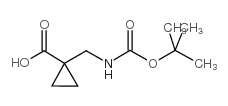 1-(Boc-aminomethyl)cyclopropyl-1-carboxylic Acid - Chemical structure and product image
