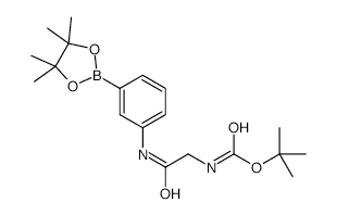 3-[2-(Boc-amino)acetamido]benzeneboronic Acid Pinacol Ester - Chemical structure and product image