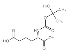 Boc-D-2-Aminoadipic Acid - Chemical structure and product image