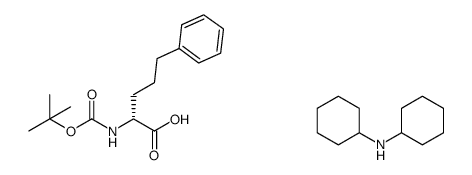 Boc-D-2-amino-5-phenyl-pentanoic acid dcha salt - Chemical structure and product image
