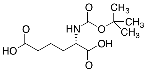 Boc-L-2-aminoadipic Acid - Chemical structure and product image