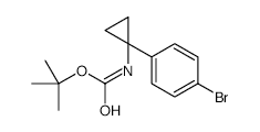 1-(N-Boc-Amino)-1-(4-bromophenyl)cyclopropane - Chemical structure and product image