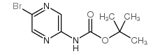 N-Boc-2-amino-5-bromopyrazine - Chemical structure and product image