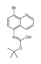 5-(N-Boc-amino)-8-bromoquinoline - Chemical structure and product image