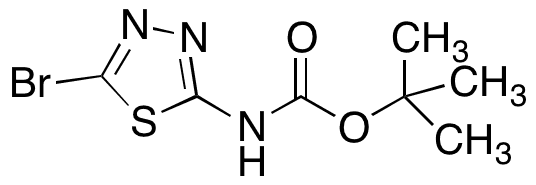 N-Boc-2-Amino-5-bromo[1,3,4]thiadiazole - Chemical structure and product image