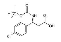Boc-(R)-3-amino-3-(4-chlorophenyl)propionic Acid - Chemical structure and product image