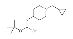 4-(N-Boc-amino)-1-(cyclopropylmethyl)piperidine - Chemical structure and product image